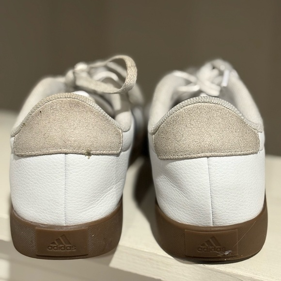 adidas VL Court 3.0 K 'White Black Gum' ID9062 Youth Size 5 - Picture 7 of 9